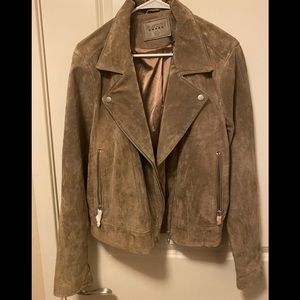 BlankNYC motto suede jacket XL